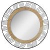 Tout neuf ???? Miroir Rond En Métal & Bois Joe 45cm Noir ???? -ATMOSPHERA Shop unnamed file 1004