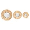 Tout neuf ???? Lot De 3 Miroirs Muraux En Raphia Alba 40cm Beige ???? -ATMOSPHERA Shop unnamed file 1006