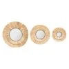 Tout neuf 🔔 Lot De 3 Miroirs Muraux En Raphia Alba 40cm Beige 😀 -ATMOSPHERA Shop unnamed file 1006