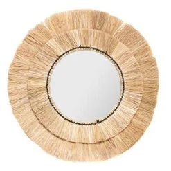Tout neuf 🔔 Lot De 3 Miroirs Muraux En Raphia Alba 40cm Beige 😀 -ATMOSPHERA Shop unnamed file 1007