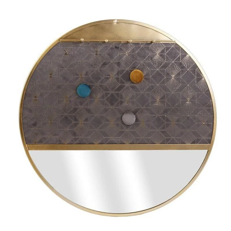 Bon marché 😉 Paris Prix Miroir Porte Bijoux Déco Lolita 40cm Gris & Or 🤩 3 Bon marché 😉 Paris Prix Miroir Porte Bijoux Déco Lolita 40cm Gris & Or 🤩