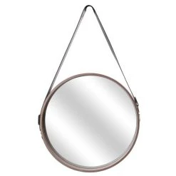 Coupon ✨ Paris Prix Miroir Mural Avec Anse Barbier 40 Cm Noir 👍