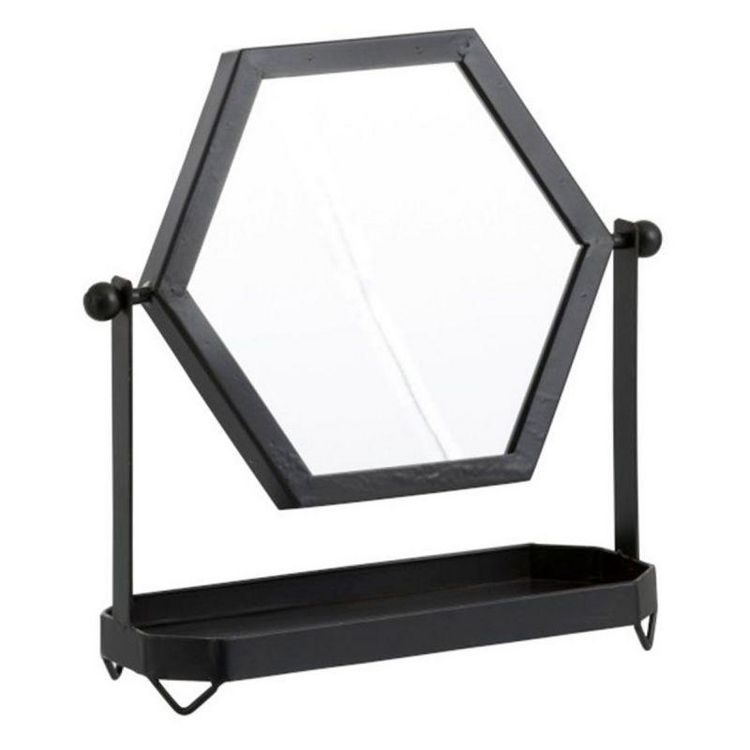 De gros ✨ Paris Prix Miroir Déco Sur Pied Métal 30cm Noir ???? 3 De gros ✨ Paris Prix Miroir Déco Sur Pied Métal 30cm Noir ????