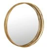 Budget 🌟 Paris Prix Miroir Mural En Métal Design Aurora 60cm Or 🔔