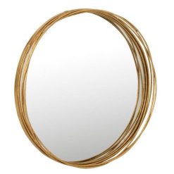 Budget ???? Paris Prix Miroir Mural En Métal Design Aurora 60cm Or ????