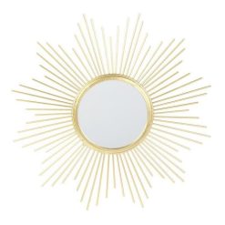 Offres ???? Paris Prix Miroir Mural Design Soleil 32cm Or ????