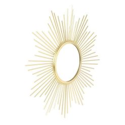 Alternative view of Offres ???? Paris Prix Miroir Mural Design Soleil 32cm Or ????
