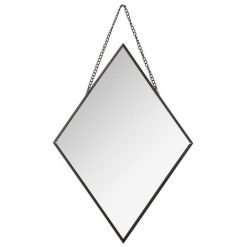 Meilleur prix ❤️ Lot De 3 Miroirs à Chaînes Losange 38cm Noir ???? -ATMOSPHERA Shop unnamed file 1062