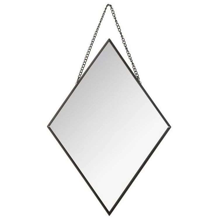 Meilleur prix ❤️ Lot De 3 Miroirs à Chaînes Losange 38cm Noir 🔔 5 Meilleur prix ❤️ Lot De 3 Miroirs à Chaînes Losange 38cm Noir 🔔 – Image 3