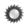 Meilleur prix 🔥 PRESENT TIME Miroir En Métal Filaire Plume - Diam. 60 Cm - Noir 🔔