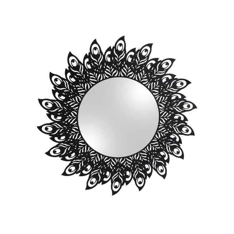 Meilleur prix ???? PRESENT TIME Miroir En Métal Filaire Plume - Diam. 60 Cm - Noir ???? 3 Meilleur prix ???? PRESENT TIME Miroir En Métal Filaire Plume - Diam. 60 Cm - Noir ????