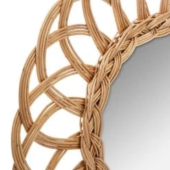 Grosses soldes 🎉 Miroir Mural En Osier Fleuri 50cm Naturel 🛒 -ATMOSPHERA Shop unnamed file 1068