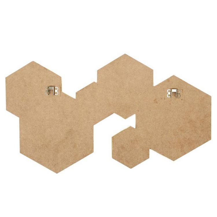 Offres ???? Paris Prix Lot De 6 Miroirs Muraux Hexagonal 57cm Or ???? 4 Offres ???? Paris Prix Lot De 6 Miroirs Muraux Hexagonal 57cm Or ???? â Image 2