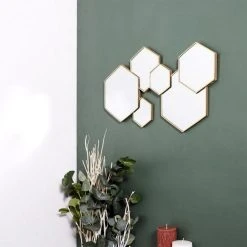 Offres 🔔 Paris Prix Lot De 6 Miroirs Muraux Hexagonal 57cm Or 🎉 7 Offres 🔔 Paris Prix Lot De 6 Miroirs Muraux Hexagonal 57cm Or 🎉 -ATMOSPHERA Shop unnamed file 1074