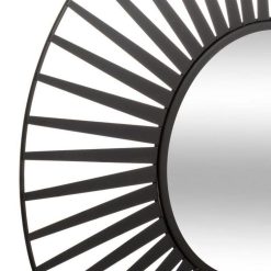 Alternative view of Meilleure vente ???? Miroir Mural Design En Métal Soleil 50cm Noir ????