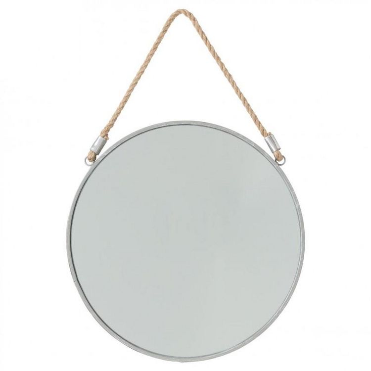 Miroir à Suspendre en Métal Rond 37cm Gris Grosses soldes ???? Miroir à Suspendre En Métal Rond 37cm Gris ✨ -ATMOSPHERA Shop unnamed file 1113