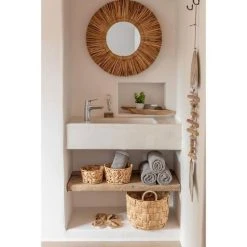 Acheter 🧨 Paris Prix Miroir Mural Rond Maurice 64cm Naturel 😍 -ATMOSPHERA Shop unnamed file 1121