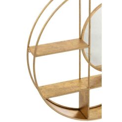 Alternative view of Grosses soldes ???? Paris Prix Miroir Mural & Étagère Design Slavia 72cm Or ????