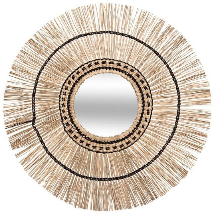 Grosses soldes ???? Miroir Mural Design Laya 60cm Naturel ❤️ 3 Grosses soldes ???? Miroir Mural Design Laya 60cm Naturel ❤️