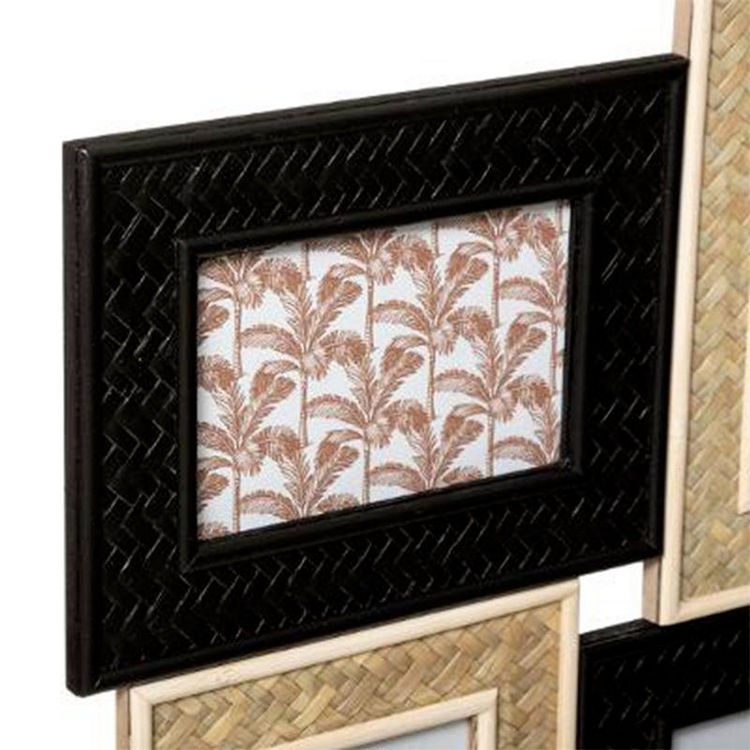 Pêle Mêle 6 Photos Tressage Cuba 61cm Or & Noir Bon marché ???? Karlsson Horloge Mural Flower - Noir ???? -ATMOSPHERA Shop unnamed file 114