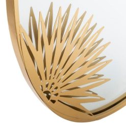 Alternative view of Les meilleures critiques de ⭐ Miroir Mural En Métal Design Feel 56cm Or ????