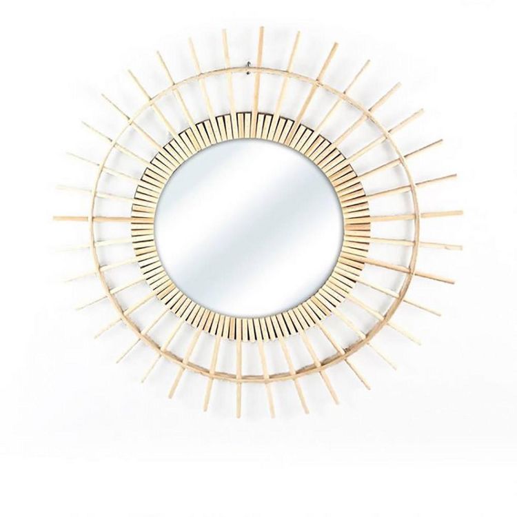 Top 10 ???? No Name Miroir Rond Bambou Soleil D54 ✨ 4 Top 10 ???? No Name Miroir Rond Bambou Soleil D54 ✨ – Image 2