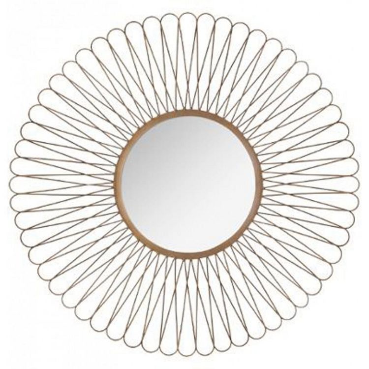Tout neuf ???? Miroir Mural Soleil 76cm Marron ???? 3 Tout neuf ???? Miroir Mural Soleil 76cm Marron ????