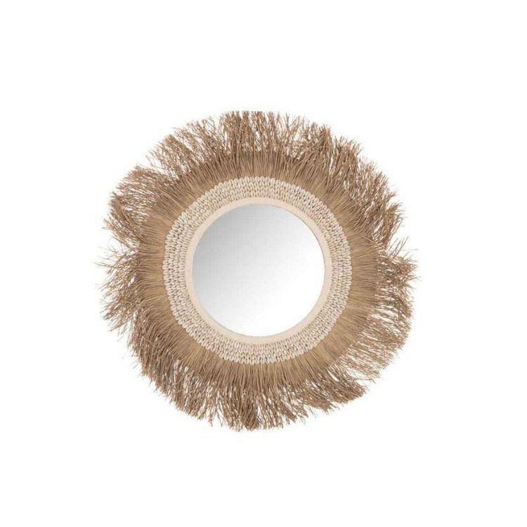 Paris Prix Miroir Mural Design Coquillages Raphia 60cm Beige Tout neuf ???? Paris Prix Miroir Mural Design Coquillages Raphia 60cm Beige ???? -ATMOSPHERA Shop unnamed file 1172
