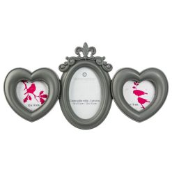 Meilleur prix ???? ATMOSPHERA Pêle-mêle 3 Photos Romance - 43 X 23 Cm - Gris ????