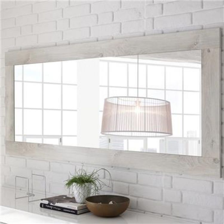 HAPPYMOBILI Miroir mural contemporain couleur pin SERENA Meilleure affaire ???? NOUVOMEUBLE Miroir Mural Contemporain Couleur Bois Gris MORGANE ???? -ATMOSPHERA Shop unnamed file 1217