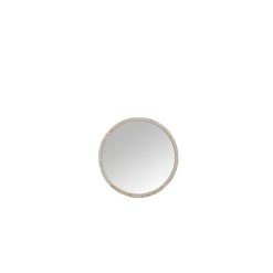Nouveau 🎉 HELLIN Miroir Bois Naturel Rond D80 - CAPET 🌟