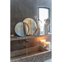 Nouveau ???? Paris Prix Miroir Mural Rond Déco Bord Métal 51cm Blanc ???? -ATMOSPHERA Shop unnamed file 1249