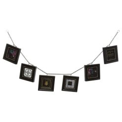 ATMOSPHERA Shop 15 Acheter ???? ATMOSPHERA Guirlande Noire 6 Photos à Suspendre Modèle Flower - 96 Cm ❤️