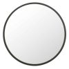 Remise ✨ Paris Prix Miroir Mural Design Matazo 80cm Noir Mat ????