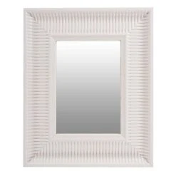 Meilleure vente 👍 Paris Prix Miroir Mural Déco Howard 49cm Blanc 😍