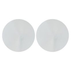 Sortie ???? Lot De 2 Miroirs Adhésifs Rond 40x40cm Argent ????