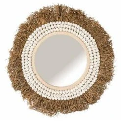 Les meilleures critiques de 🔔 Paris Prix Miroir Rond Design Isabel 60cm Naturel 🧨