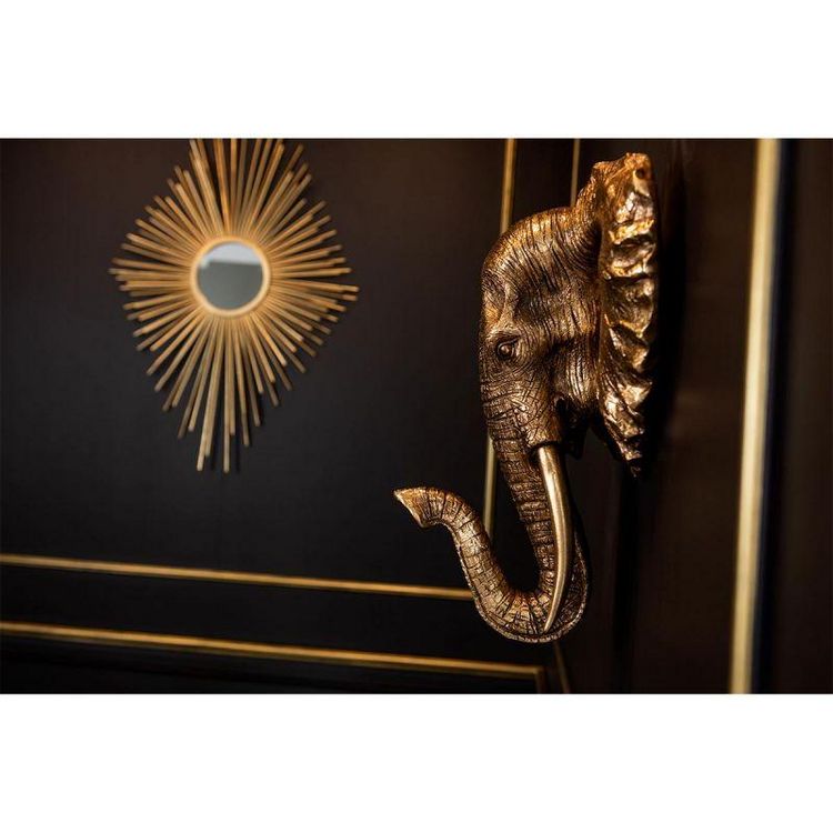 Top 10 ???? Paris Prix Miroir Mural Design Rayons Losange 97cm Or ???? 5 Top 10 ???? Paris Prix Miroir Mural Design Rayons Losange 97cm Or ???? â Image 3