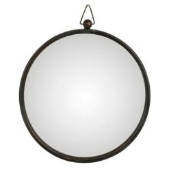 De gros ???? Paris Prix Miroir Mural Design En Métal Aurore 48cm Noir ✔️