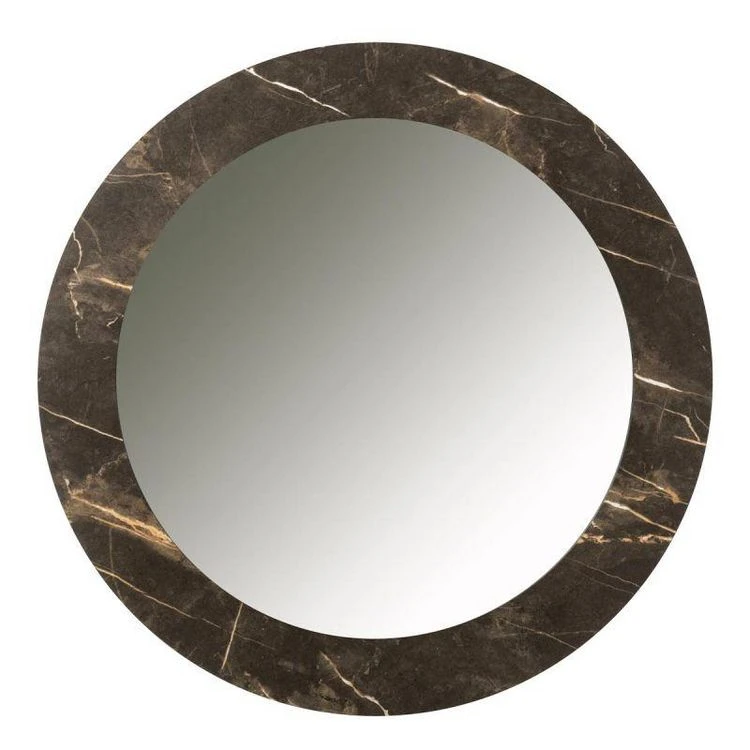 De gros 🔔 Paris Prix Miroir Mural Imprimé Marbre Sueve 80cm Marron 🎉 3 De gros 🔔 Paris Prix Miroir Mural Imprimé Marbre Sueve 80cm Marron 🎉