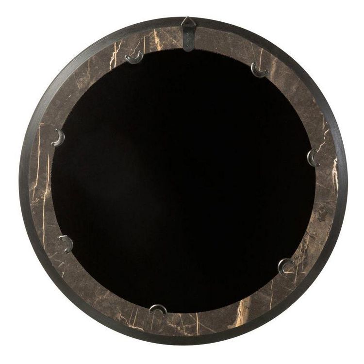De gros ???? Paris Prix Miroir Mural Imprimé Marbre Sueve 80cm Marron ???? 4 De gros ???? Paris Prix Miroir Mural Imprimé Marbre Sueve 80cm Marron ???? – Image 2