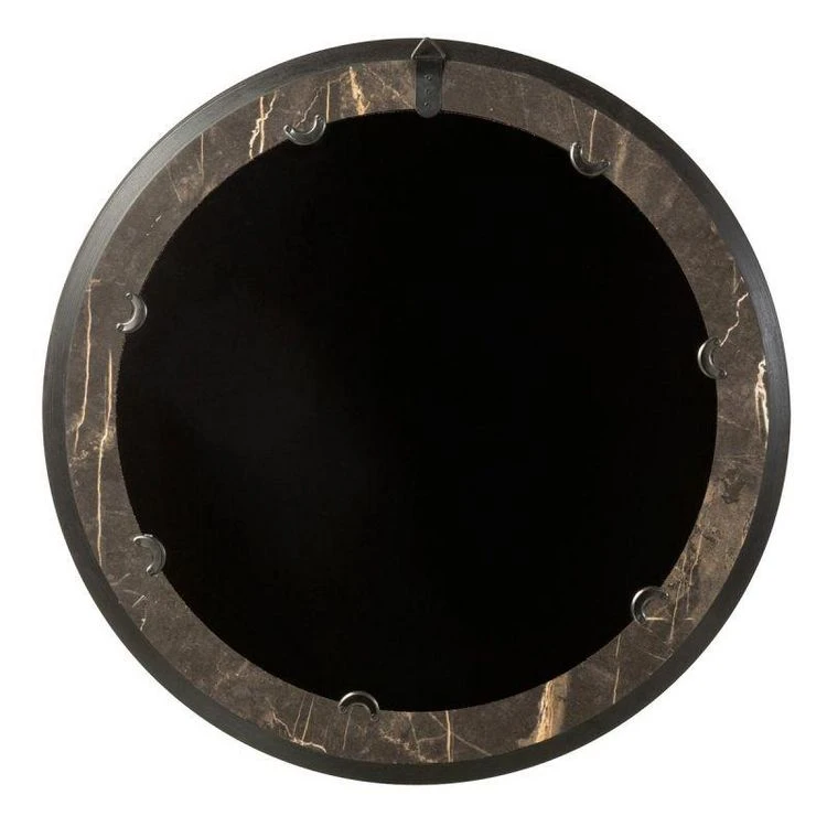 De gros 🔔 Paris Prix Miroir Mural Imprimé Marbre Sueve 80cm Marron 🎉 4 De gros 🔔 Paris Prix Miroir Mural Imprimé Marbre Sueve 80cm Marron 🎉 – Image 2