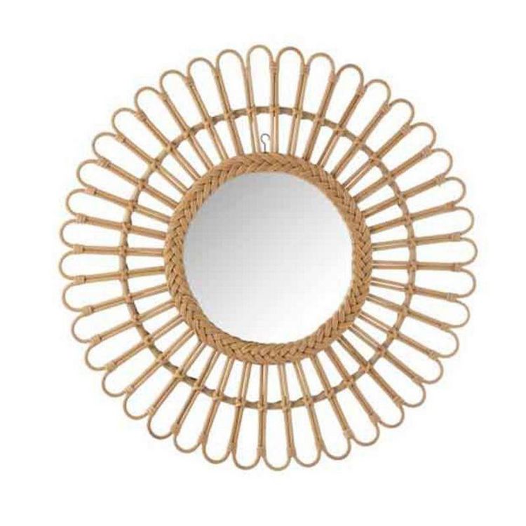 Coupon ???? Paris Prix Miroir Mural Déco En Rotin Ellen 60cm Naturel ❤️ 3 Coupon ???? Paris Prix Miroir Mural Déco En Rotin Ellen 60cm Naturel ❤️