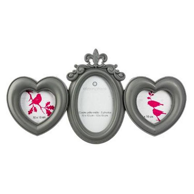 Pêle-Mêle 3 Photos Romance Gris Meilleur prix ⌛ Pêle-Mêle 3 Photos Romance Gris ???? -ATMOSPHERA Shop unnamed file 138