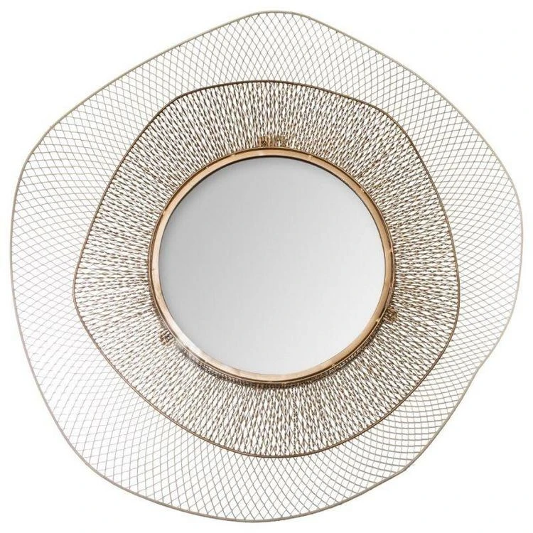 Coupon ✔️ Miroir Mural En Métal Design Jellyfish 78cm Or 🎉 3 Coupon ✔️ Miroir Mural En Métal Design Jellyfish 78cm Or 🎉