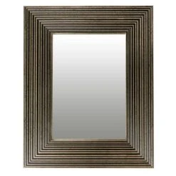 Grosses soldes 🛒 Paris Prix Miroir Mural Déco Harper 44cm Argent & Or 🎉