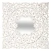 Grosses soldes 🌟 Miroir Mural Déco Sculpté Fanny 58cm Blanc 🥰 -ATMOSPHERA Shop unnamed file 1425