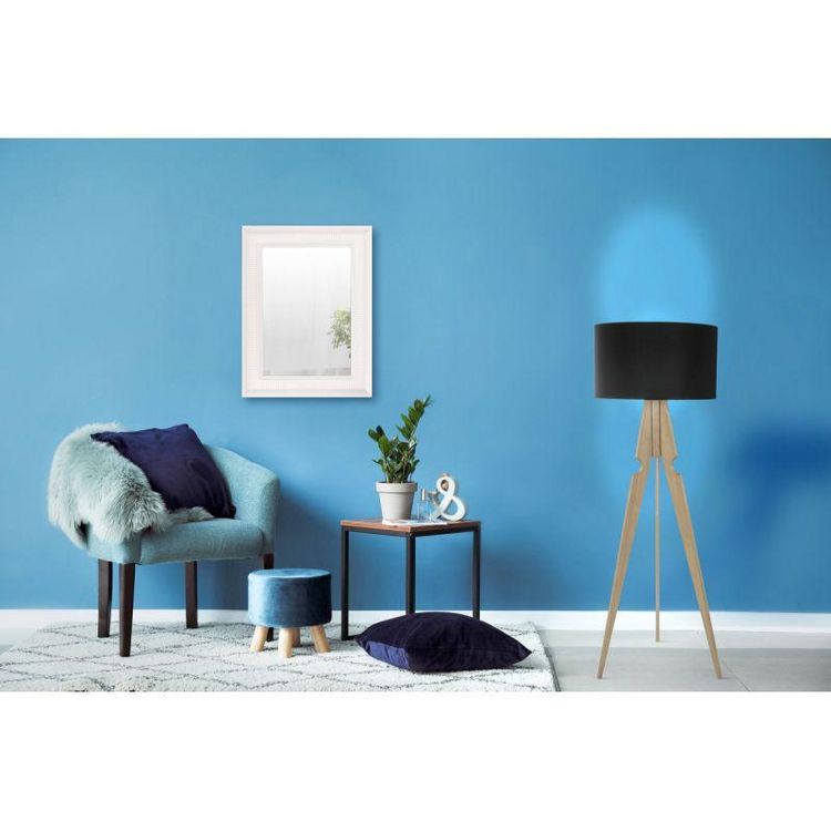 Meilleure vente ???? Paris Prix Miroir Mural Déco Howard 83cm Blanc ???? 5 Meilleure vente ???? Paris Prix Miroir Mural Déco Howard 83cm Blanc ???? – Image 3