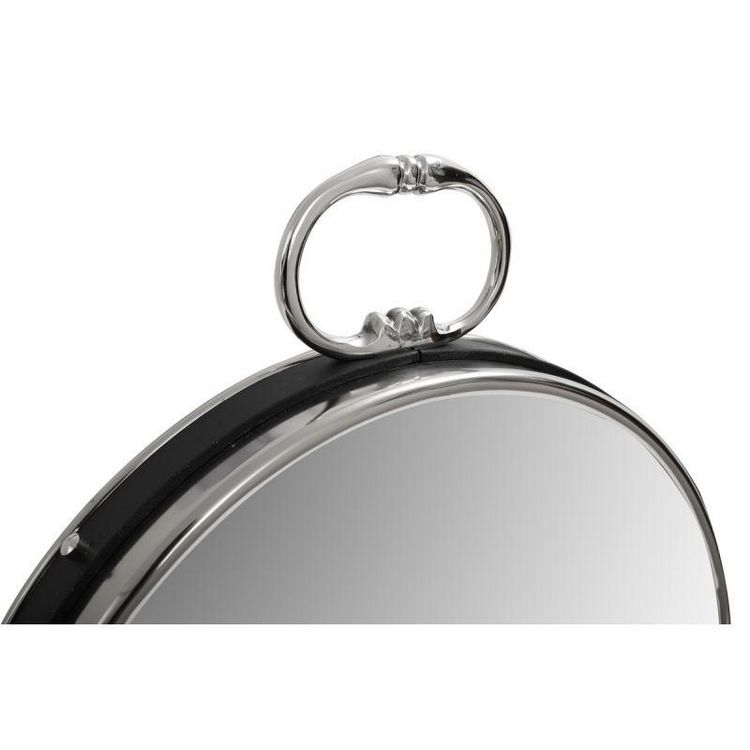 De gros ⌛ Paris Prix Miroir Mural Design Eleganca 50cm Argent & Noir ???? 4 De gros ⌛ Paris Prix Miroir Mural Design Eleganca 50cm Argent & Noir ???? – Image 2