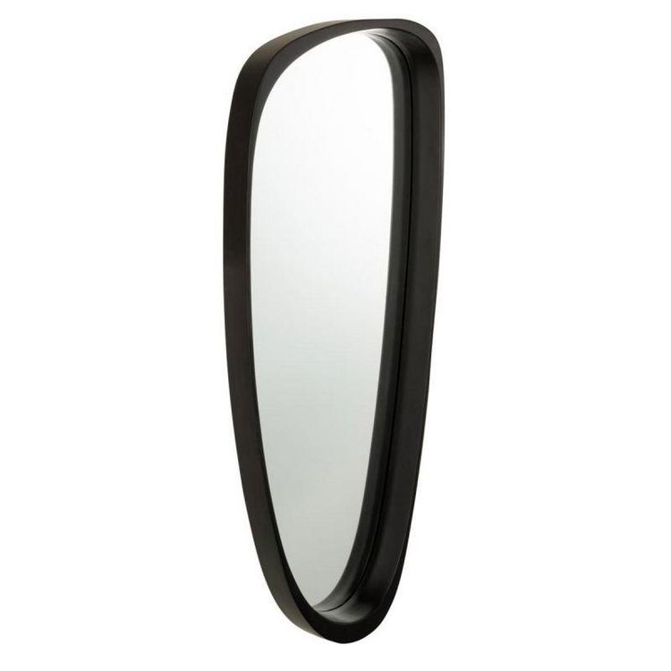 Sortie ???? Paris Prix Miroir Mural En Verre Design Giles 89cm Noir ???? 3 Sortie ???? Paris Prix Miroir Mural En Verre Design Giles 89cm Noir ????